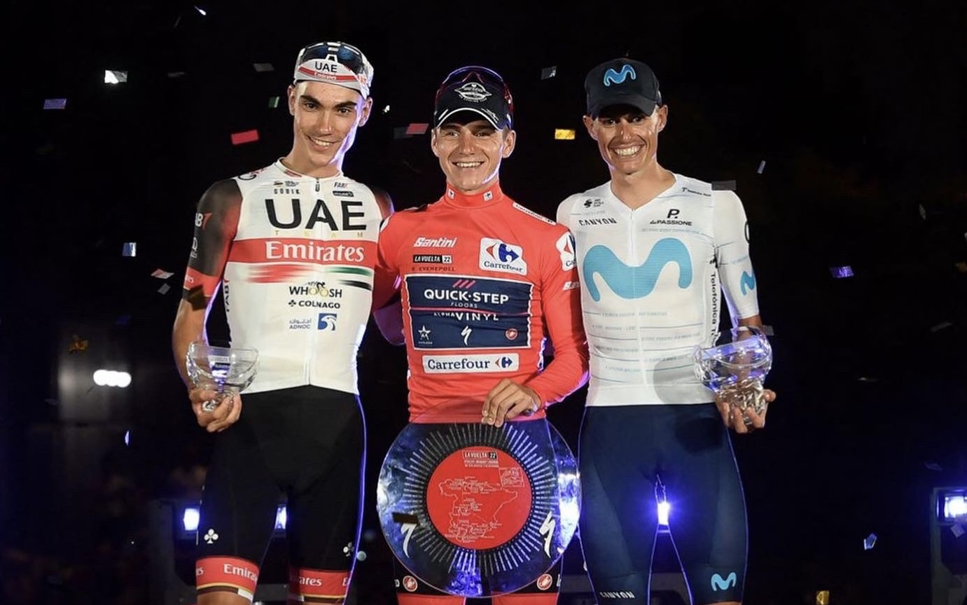 Juan Ayuso hace historia en la Vuelta Ciclista a España, debut y podio