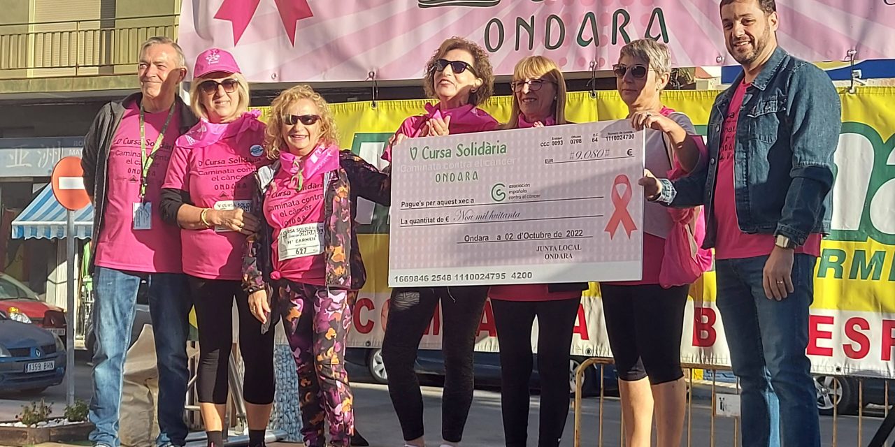 Ripoll y Sánchez ganan la Carrera Solidaria de Ondara que bate el récord de recaudación para la AECC