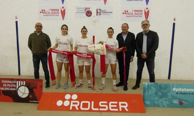 Victoria, Fanni y Marina se proclaman campeonas del Trofeu Rolser de Raspall Femení en una noche mágica en Pedreguer 