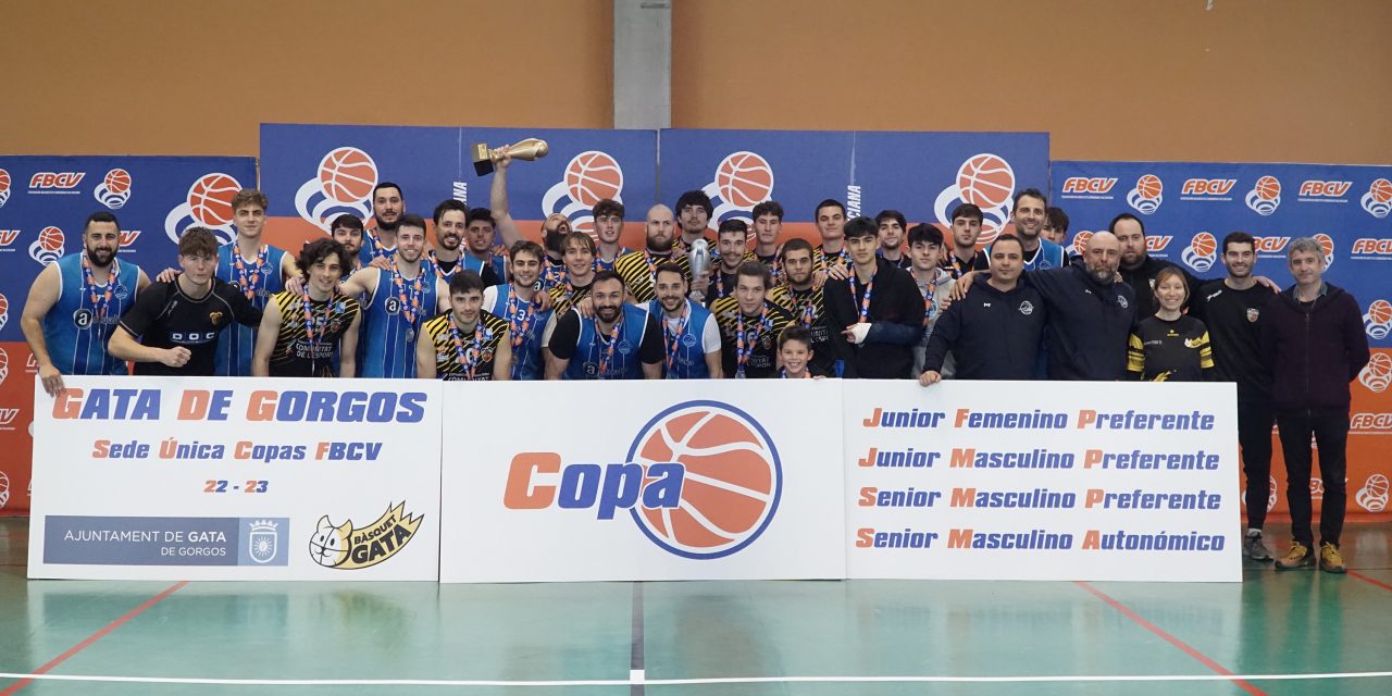 El Albubasket hace historia en Gata al ser el primer campeón de la Copa Autonómica Sénior Masculina 
