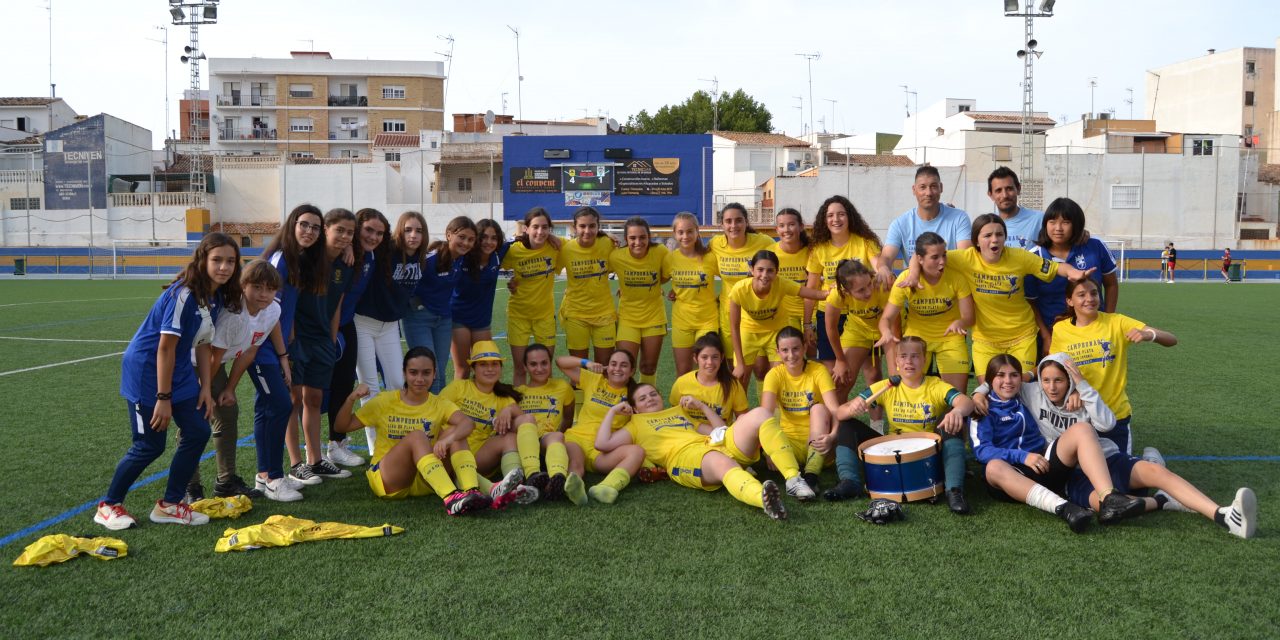 El FB Dénia golea al Villena y se proclama campeón de la Liga Plata Juvenil Cadete 
