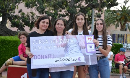Cursa Solidaria de La Xara recauda 2.000 euros para ADELA