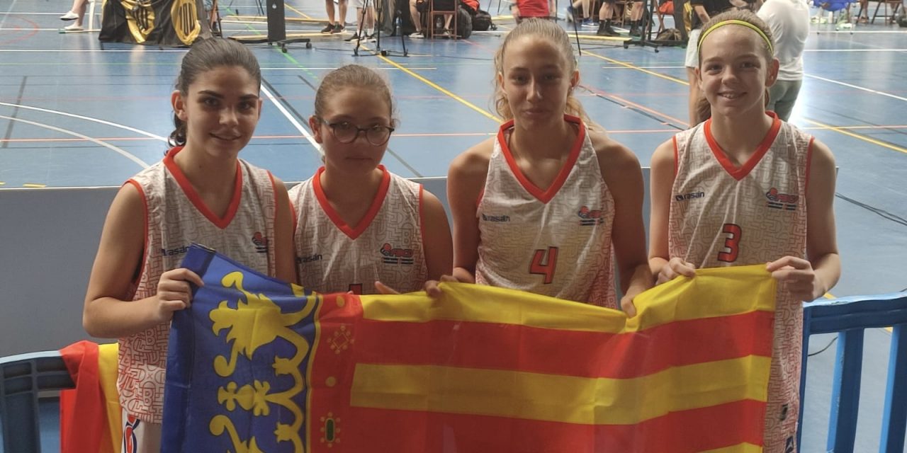 La dianense María Bordes es novena con la Valenciana en el Campeonato de España 3×3 Infantil 