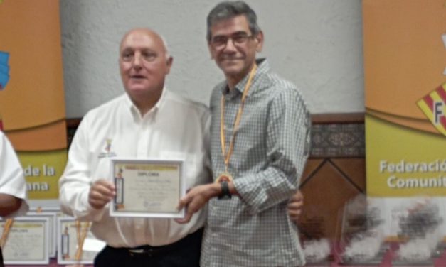 Los dianenses Gómez y Aledo reciben el reconocimiento de la federación valenciana