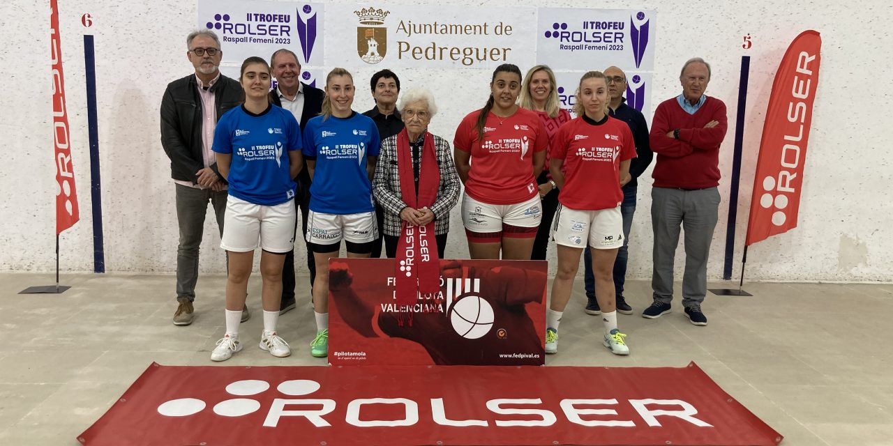 Ana y Amparo son campeonas del Trofeu Rolser Femení que rinde homenaje a Emili Gómez 