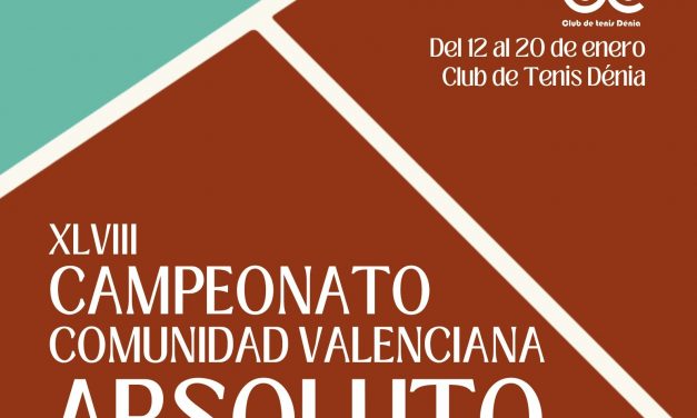 El Campeonato de la Comunitat Valenciana Absoluto se celebra en Dénia del 12 al 20 de enero 