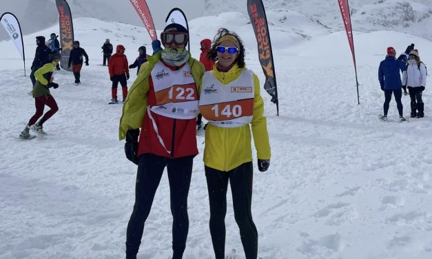 Cardona (Xàbia) y Rastell (Dénia), subcampeón y quinta en máster en el mundial de raquetas de nieve 